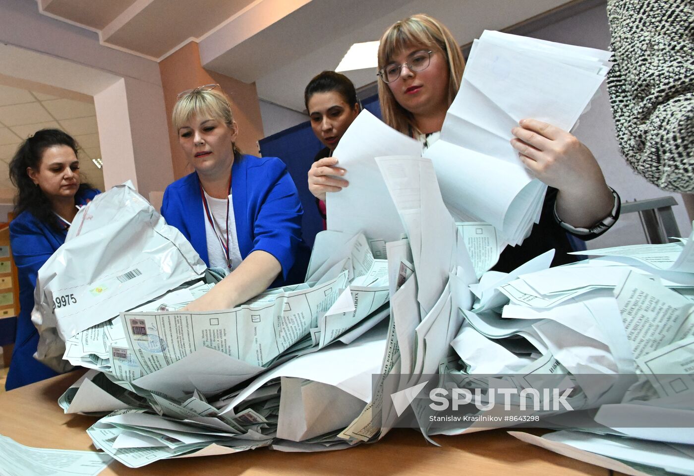 Russia Presidential Election Vote Counting