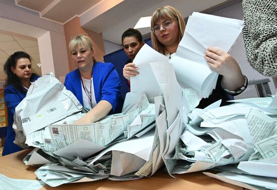 Russia Presidential Election Vote Counting