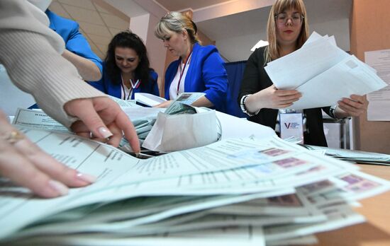 Russia Presidential Election Vote Counting