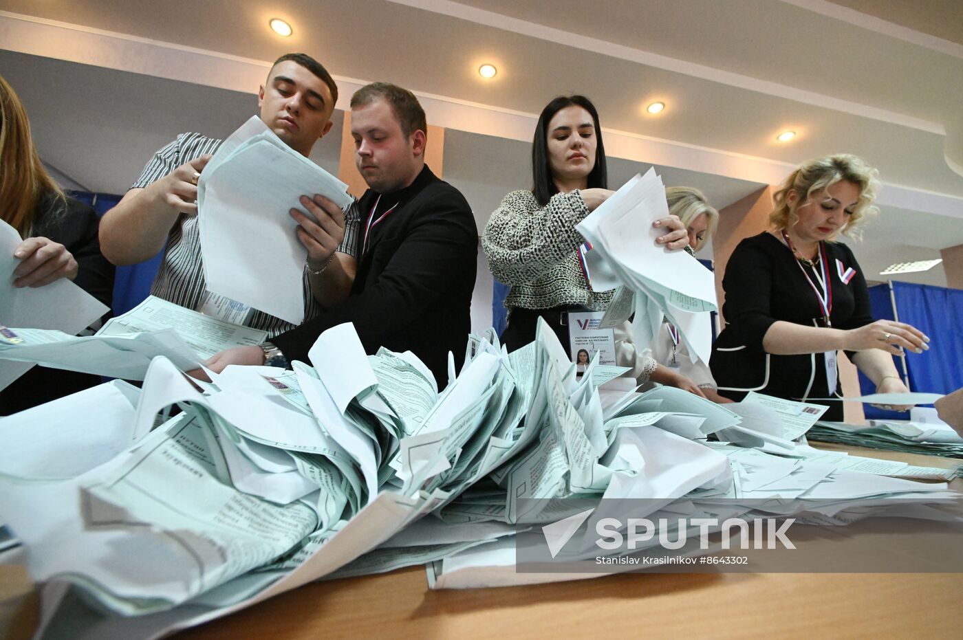 Russia Presidential Election Vote Counting