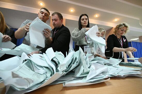 Russia Presidential Election Vote Counting