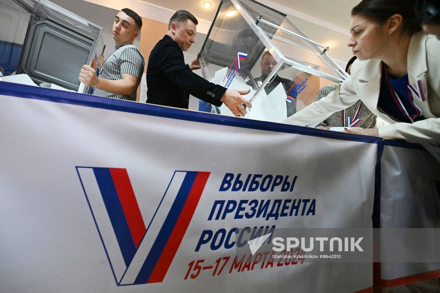 Russia Presidential Election Vote Counting