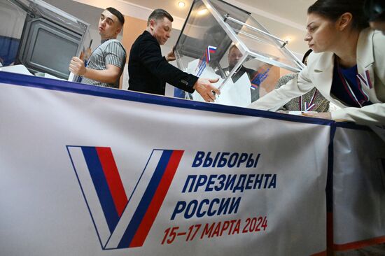 Russia Presidential Election Vote Counting