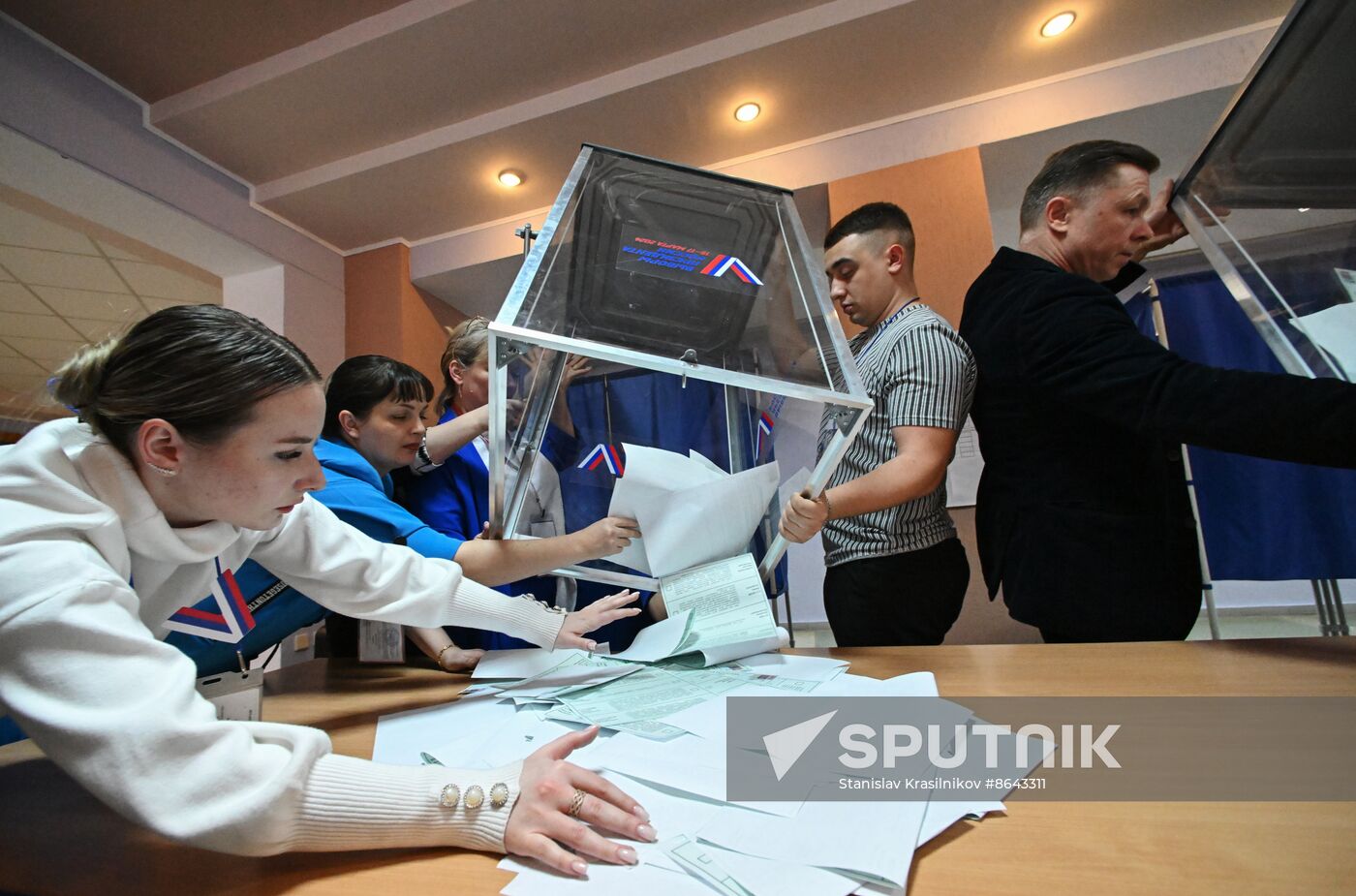 Russia Presidential Election Vote Counting