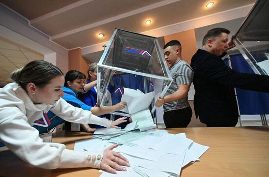 Russia Presidential Election Vote Counting