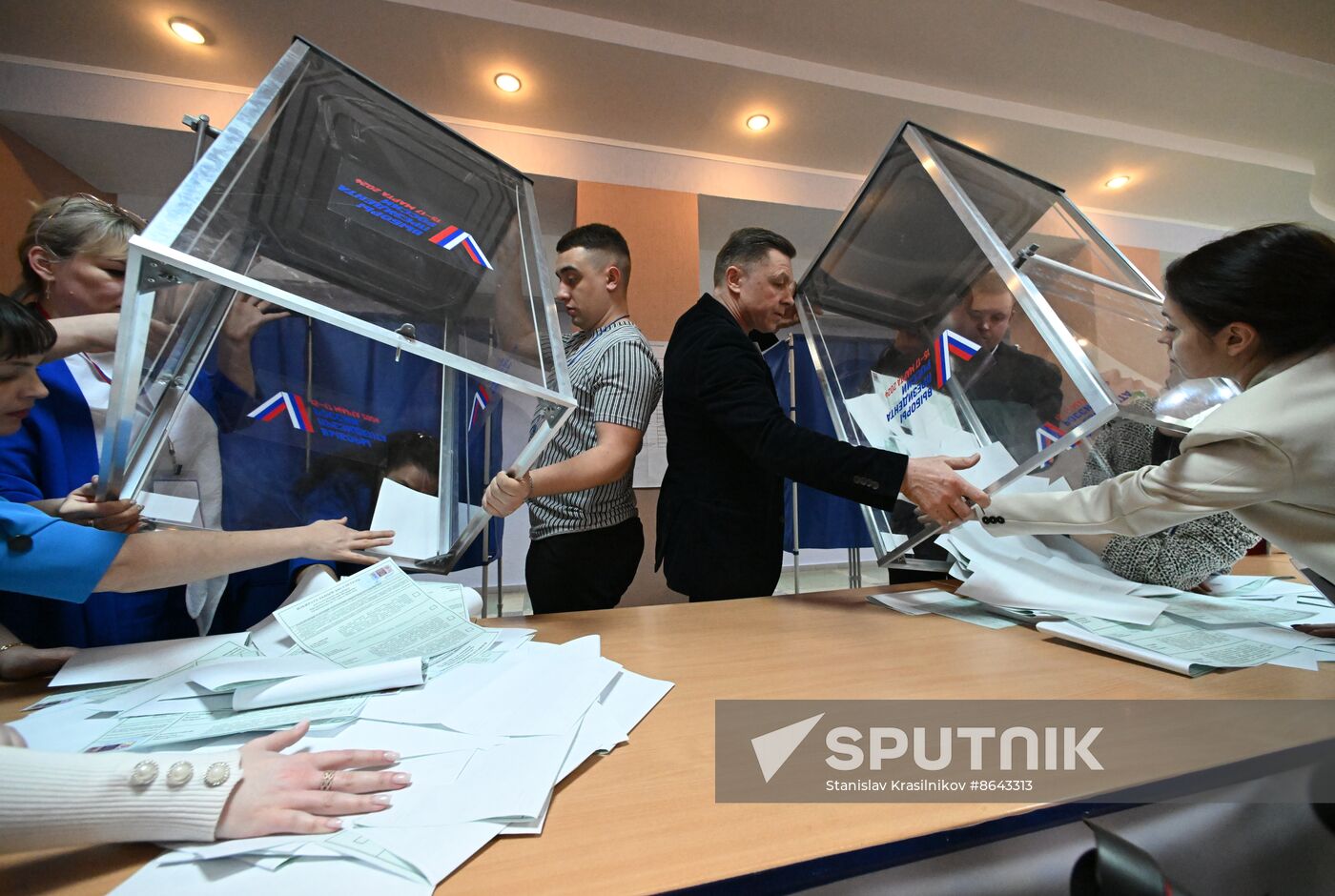 Russia Presidential Election Vote Counting