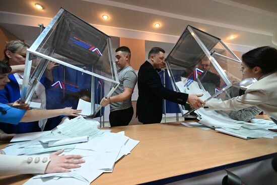 Russia Presidential Election Vote Counting