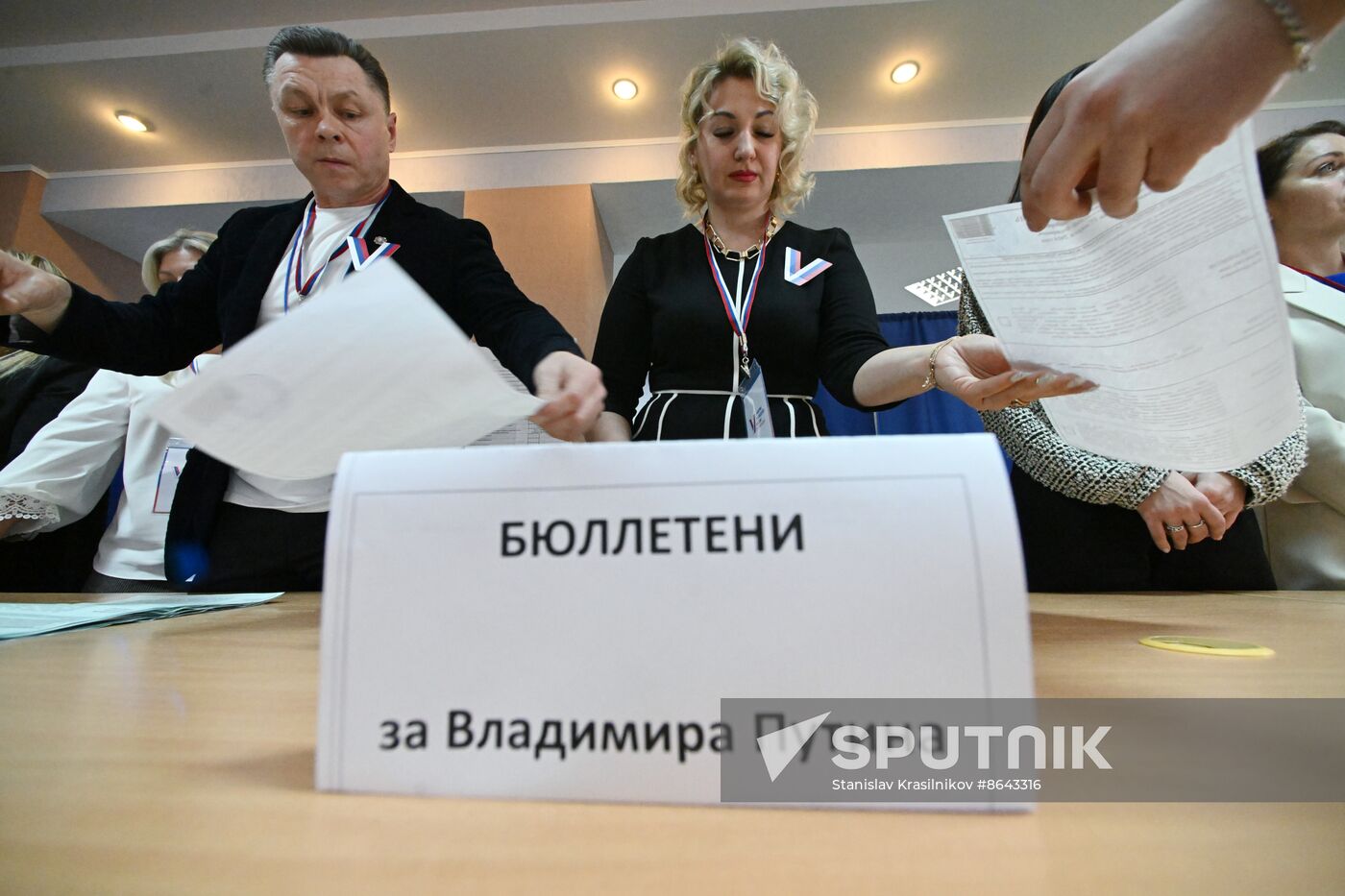 Russia Presidential Election Vote Counting