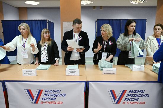 Russia Presidential Election Vote Counting