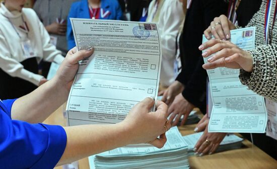 Russia Presidential Election Vote Counting