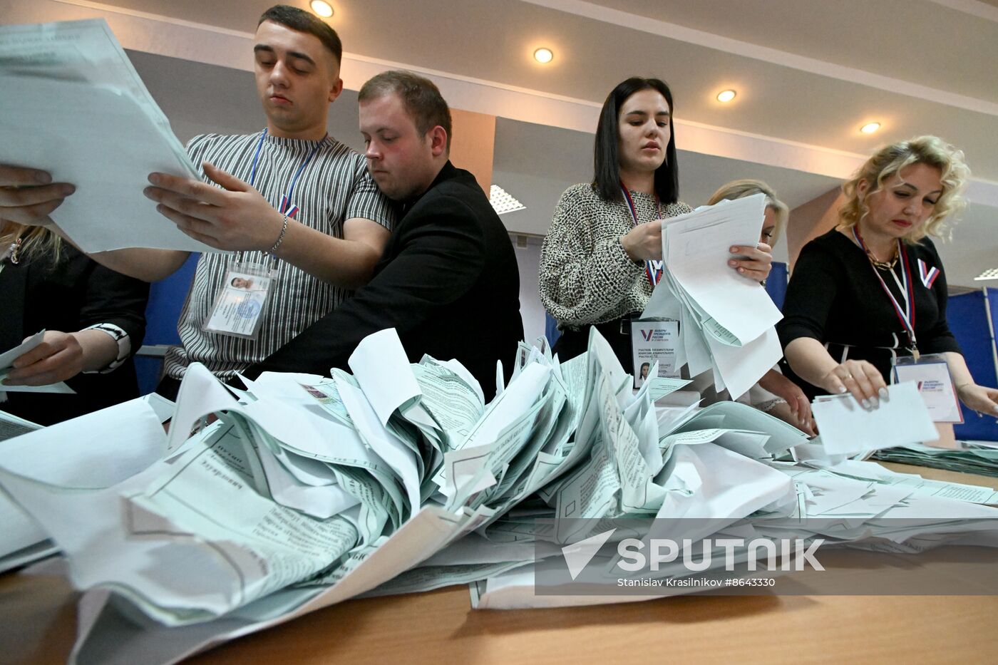 Russia Presidential Election Vote Counting