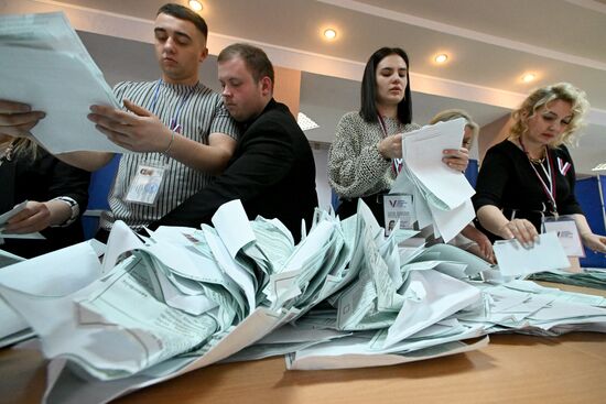 Russia Presidential Election Vote Counting