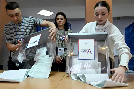 Russia Presidential Election Vote Counting