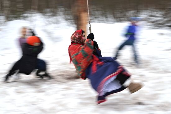 Russia Maslenitsa Celebration