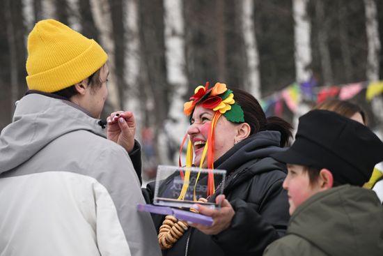 Russia Maslenitsa Celebration