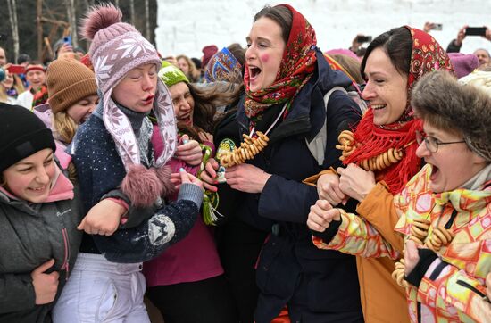 Russia Maslenitsa Celebration