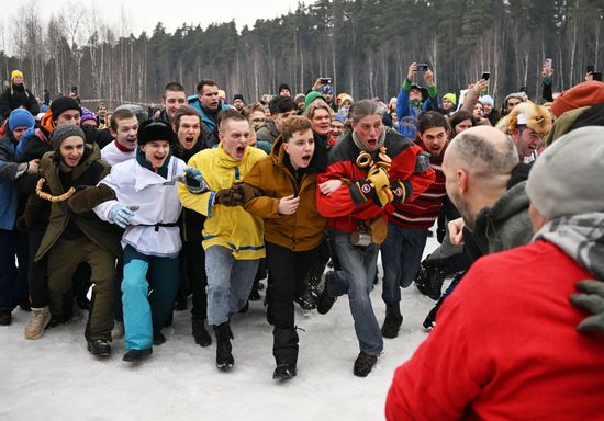 Russia Maslenitsa Celebration