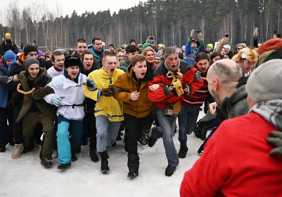 Russia Maslenitsa Celebration