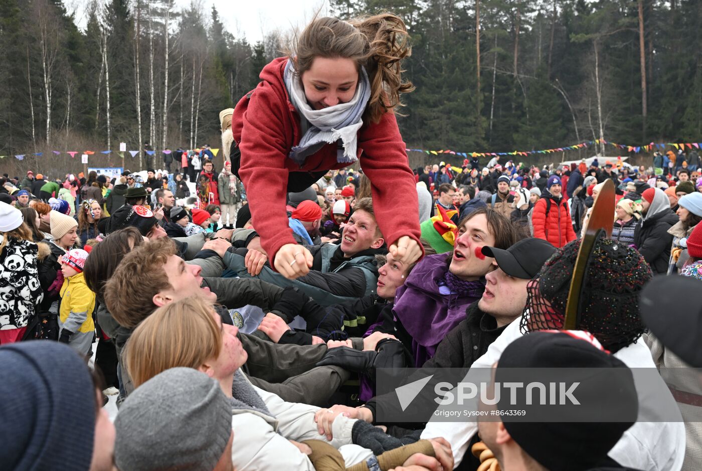 Russia Maslenitsa Celebration