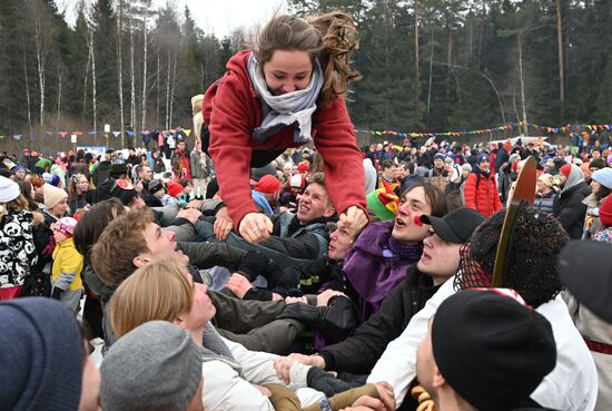 Russia Maslenitsa Celebration