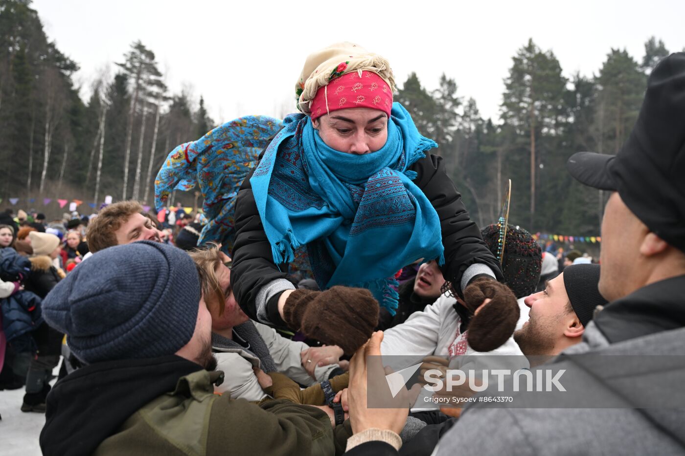 Russia Maslenitsa Celebration