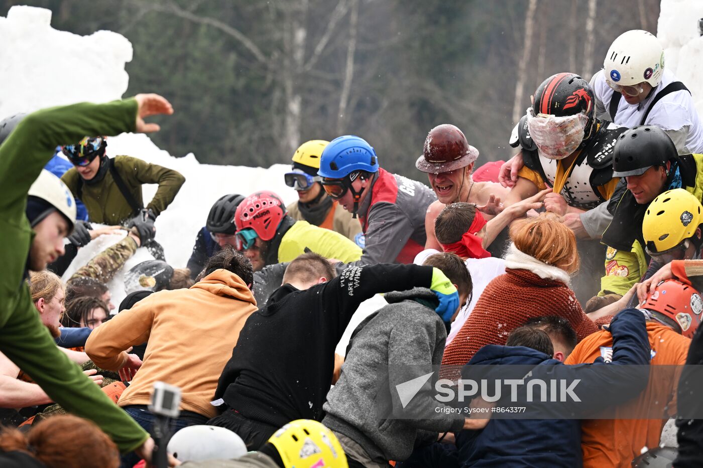 Russia Maslenitsa Celebration