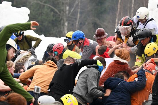 Russia Maslenitsa Celebration