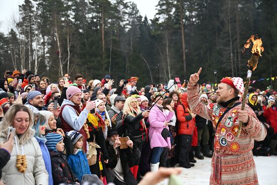 Russia Maslenitsa Celebration