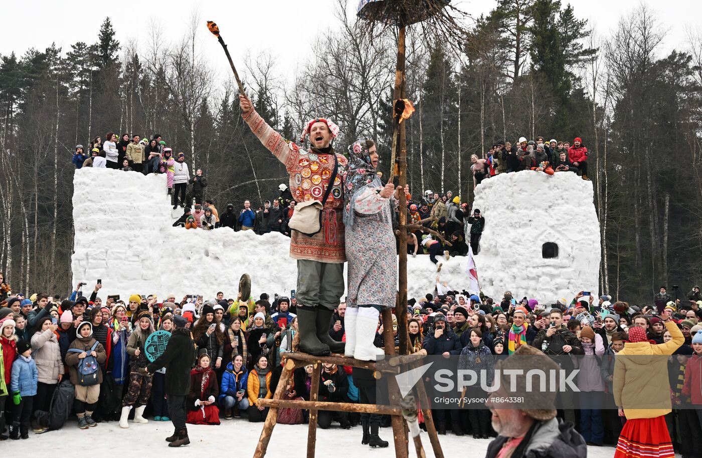 Russia Maslenitsa Celebration