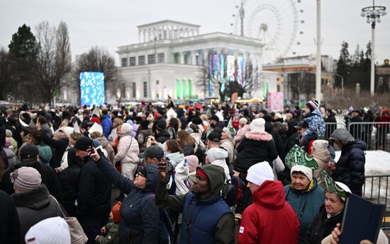 Russia International Exhibition and Forum. Spectators near the Main Street Stage. Location: Russia, Moscow. Author: Alexey Maishev/Sputnik. RUSSIA EXPO. Maslenitsa Week