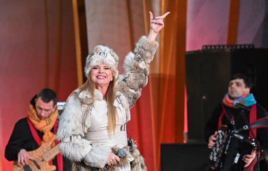 Russia International Exhibition and Forum. A concert on the Main Street Stage. Singer Varvara. Location: Russia, Moscow. Author: Alexey Maishev/Sputnik. RUSSIA EXPO. Maslenitsa Week