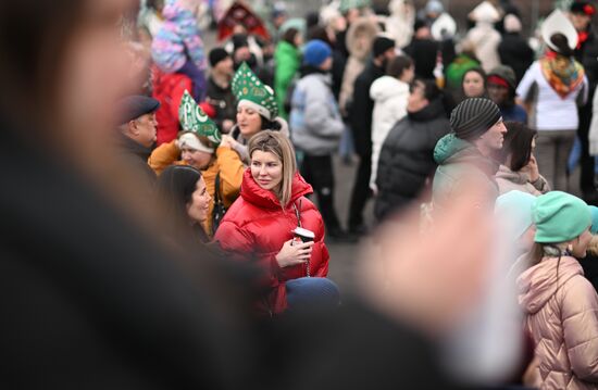 Russia International Exhibition and Forum. Spectators near the Main Street Stage. Location: Russia, Moscow. Author: Alexey Maishev/Sputnik. RUSSIA EXPO. Maslenitsa Week