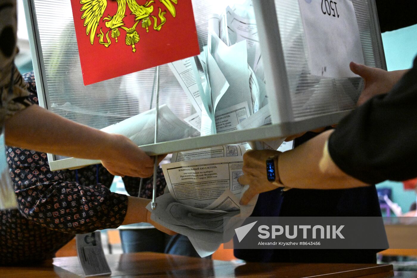 Russia Presidential Election Vote Counting