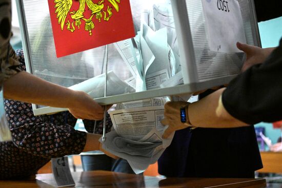 Russia Presidential Election Vote Counting