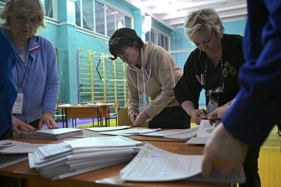 Russia Presidential Election Vote Counting