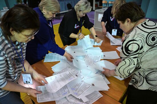 Russia Presidential Election Vote Counting