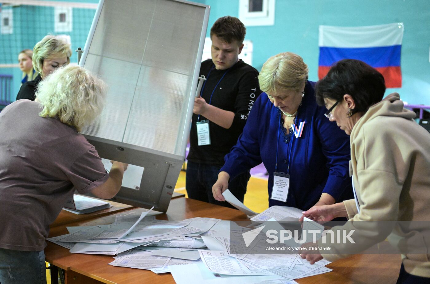 Russia Presidential Election Vote Counting