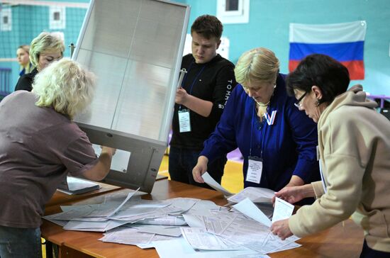 Russia Presidential Election Vote Counting