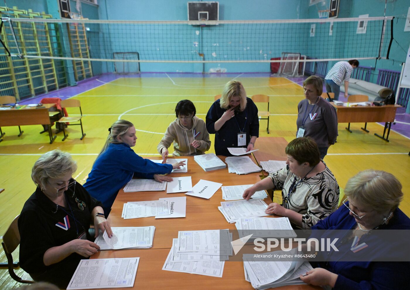 Russia Presidential Election Vote Counting