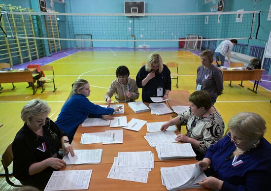 Russia Presidential Election Vote Counting