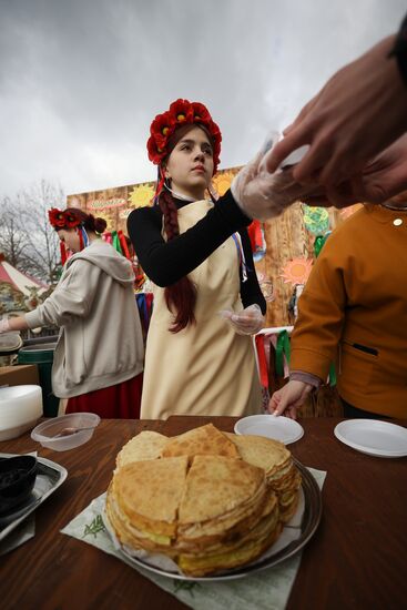 Russia Regions Maslenitsa Celebration