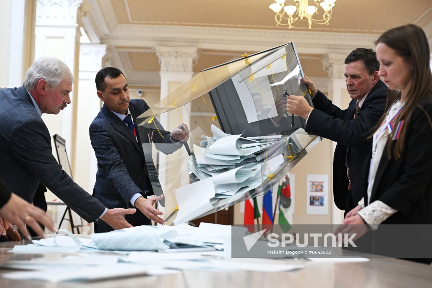 Russia Presidential Election Vote Counting