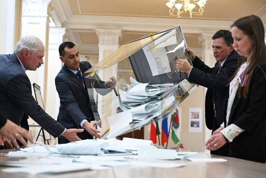 Russia Presidential Election Vote Counting