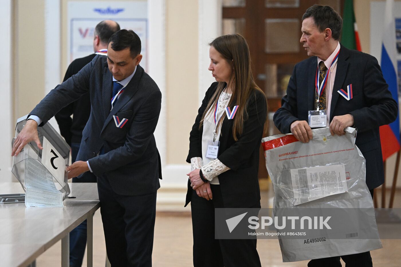 Russia Presidential Election Vote Counting