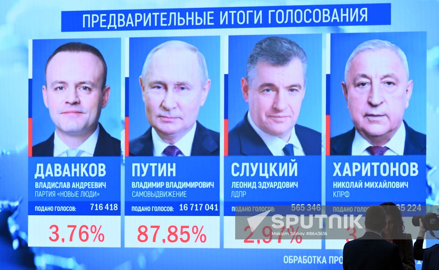 Russia Presidential Election CEC