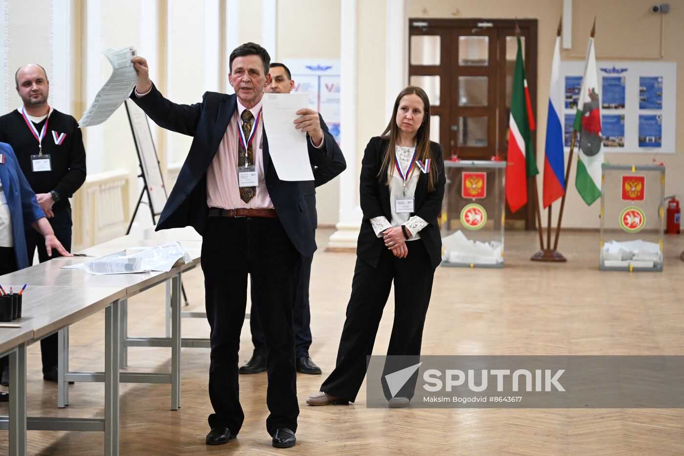 Russia Presidential Election Vote Counting