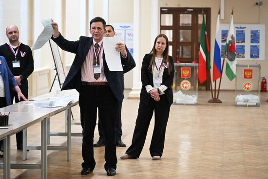 Russia Presidential Election Vote Counting