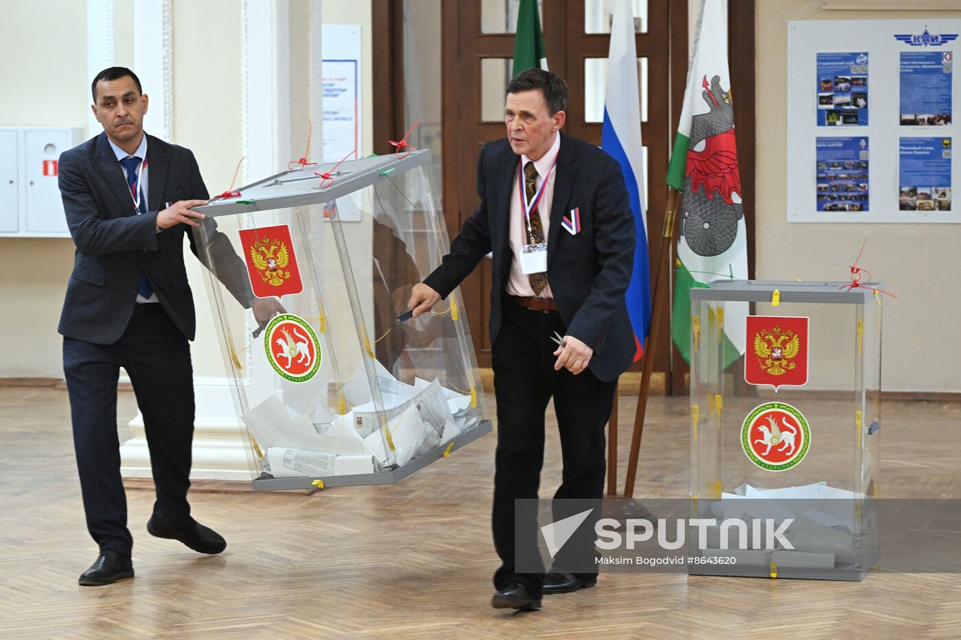 Russia Presidential Election Vote Counting