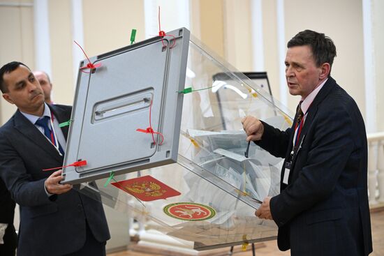 Russia Presidential Election Vote Counting