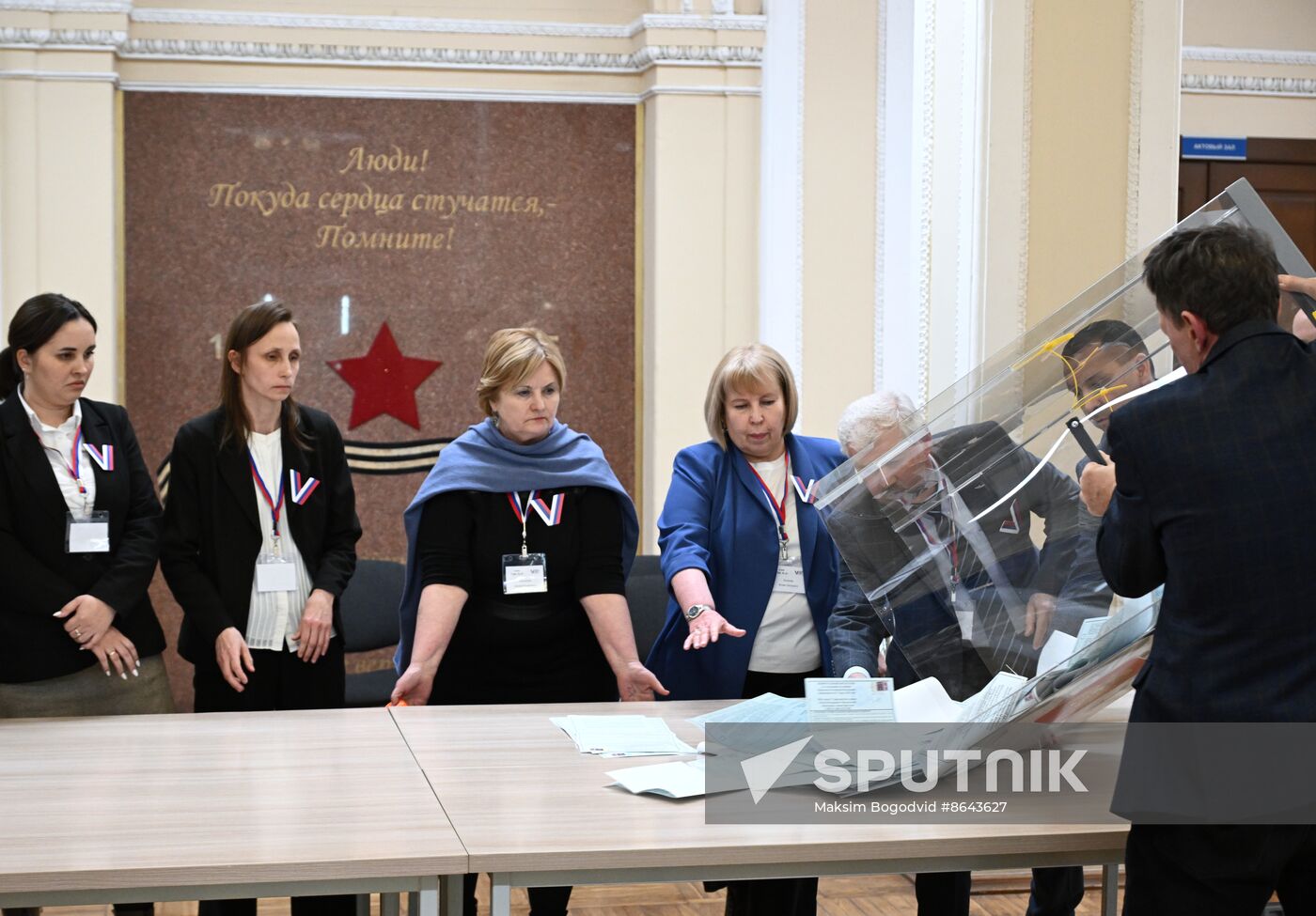 Russia Presidential Election Vote Counting